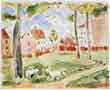 Townscape With Goats