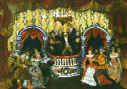The Ball. Sketch of the scenery and staging of A.Schnitzler's pantomime 'The Scarf of Colombine', Act 2