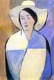 Portrait of the Artist's Wife in a White Hat