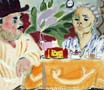 Portrait of the Artist Daniil Borisovich Daran with the Artist's Mother