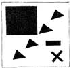 Suprematism Grouping Using Triangles